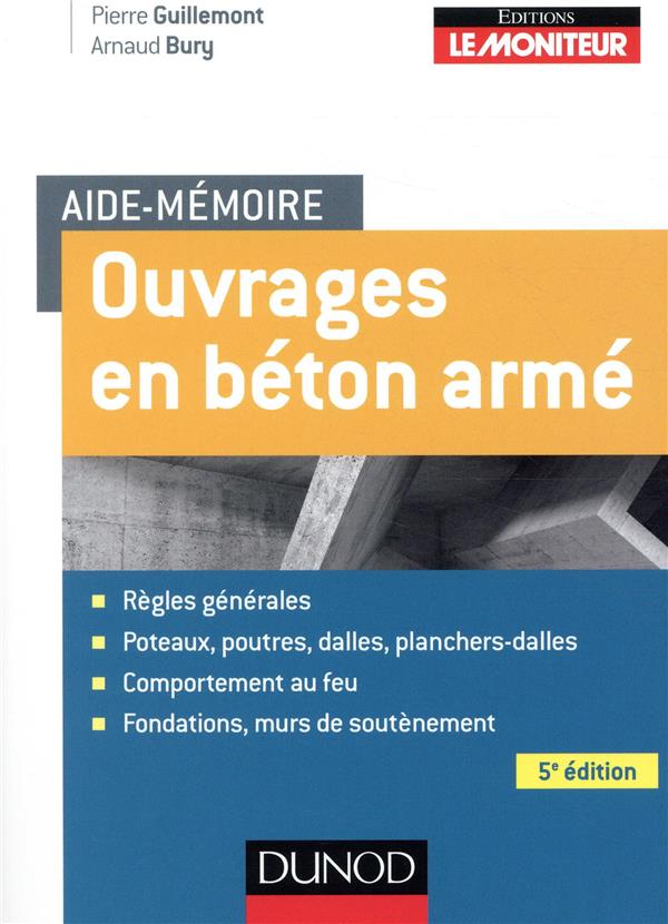 Aide-mémoire : ouvrages en béton armé