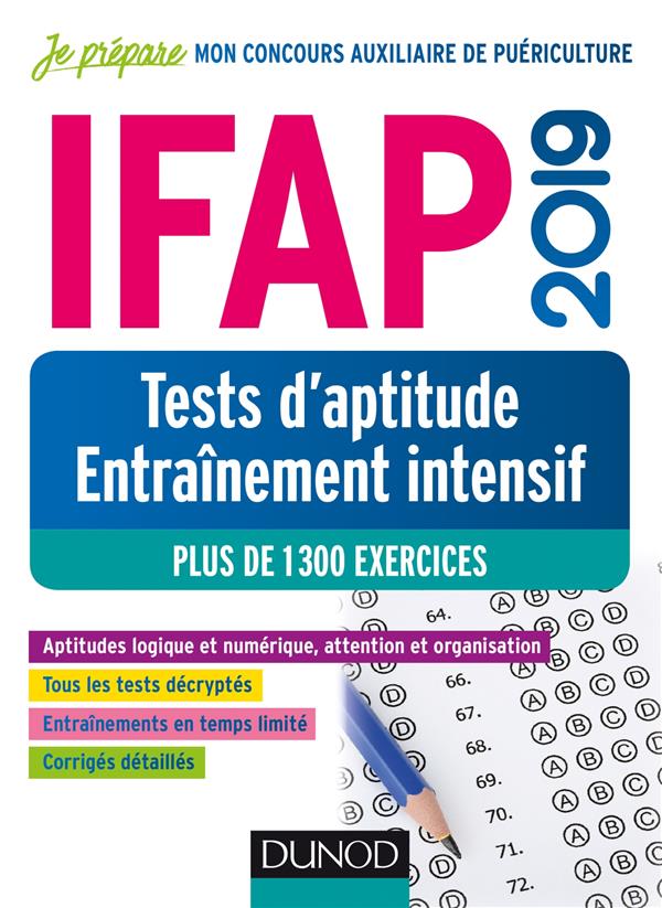 Je prépare : IFAP tests d'aptitude - entraînement intensif -  plus  de 1300 exercices (édition 2019)