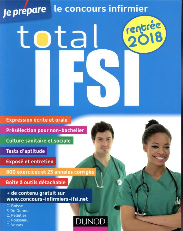 Je prépare : le concours infirmier ; total IFSI (édition 2018)