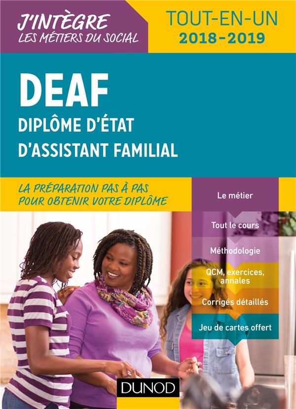 DEAF tout-en-un ; diplôme d'Etat d'assistant familial (édition 2018/2019)