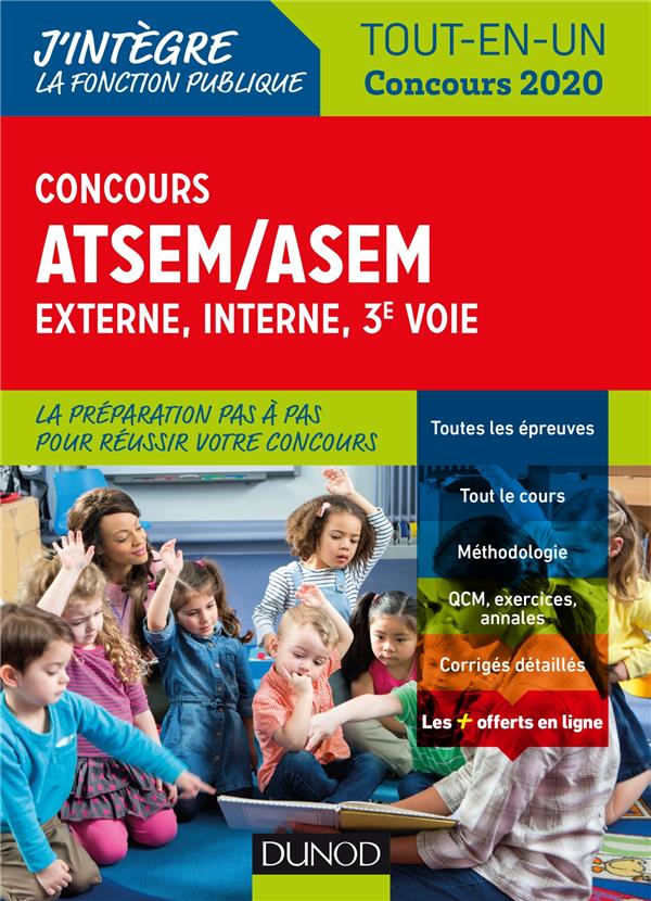 Concours ATSEM/ASEM ; externe, interne, 3e voie ; tout-en-un (5e édition)