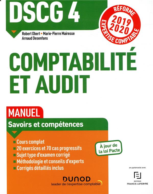 DSCG 4 - comptabilité et audit ; réforme expertise comptable