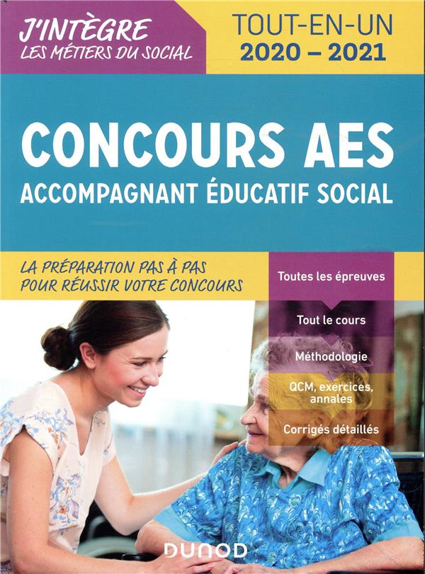 Concours AES ; accompagnant éducatif social ; tout-en-un (édition 2020/2021)