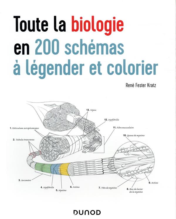 Toute la biologie en 200 schémas à légender et colorier