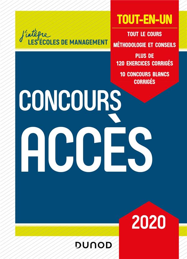 Méthodo Tome 1 ; concours Accès 2020 ; tout-en-un (6e édition)