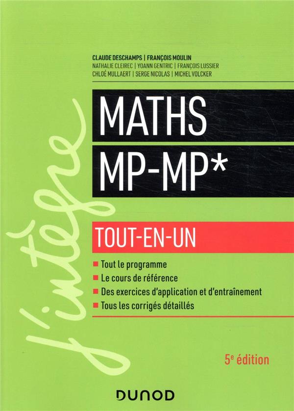 Mathématiques MP-MP* ; tout-en-un