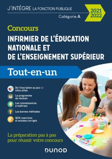 Concours infirmier de l'éducation nationale et de l'enseignement supérieur ; tout-en-un (édition 2020/2021)