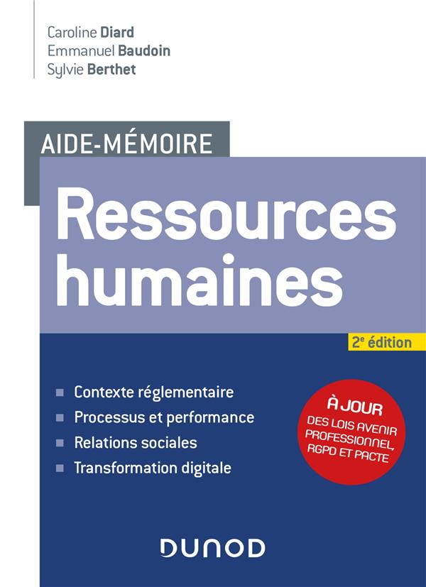 Aide-mémoire : ressources humaines (2e édition)