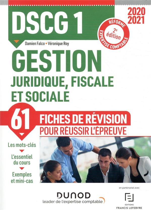 Dscg 1 - gestion juridique, fiscale et sociale - dscg 1 - 0 - dscg 1 gestion juridique, fiscale et s (2e édition)