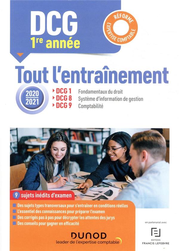 DCG 1-8-9 ; tout l'entraînement (édition 2020/2021)