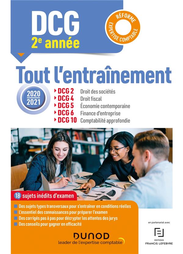 DCG 2-4-5-6-10 ; tout l'entraînement (édition 2020/2021)