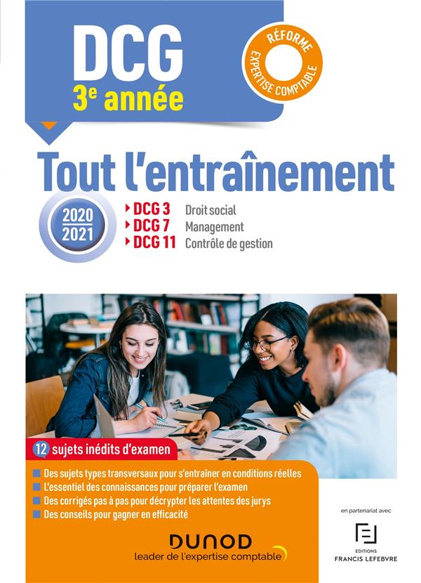 DCG 3-7-11 ; tout l'entraînement (édition 2020/2021)