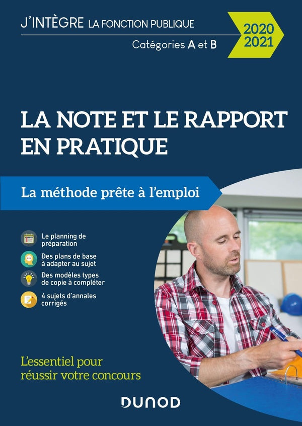 La note et le rapport en pratique ; la méthode prête à l'emploi (édition 2020/2021)