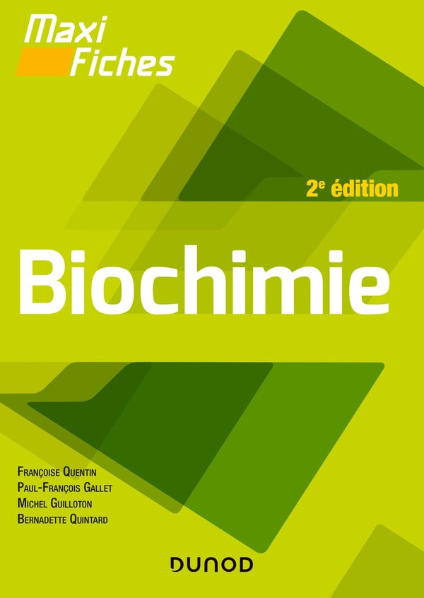 Maxi fiches : biochimie (2e édition)