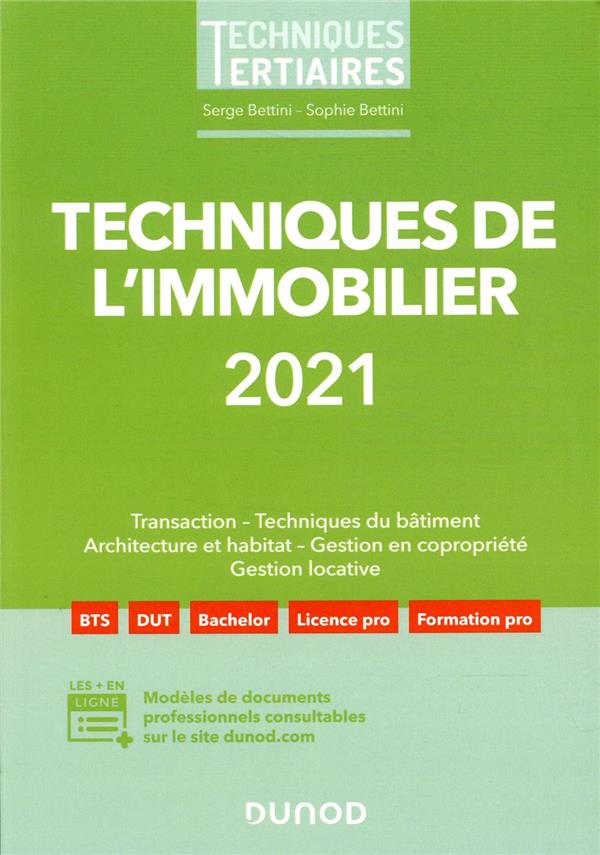 Techniques de l'immobilier (édition 2021)