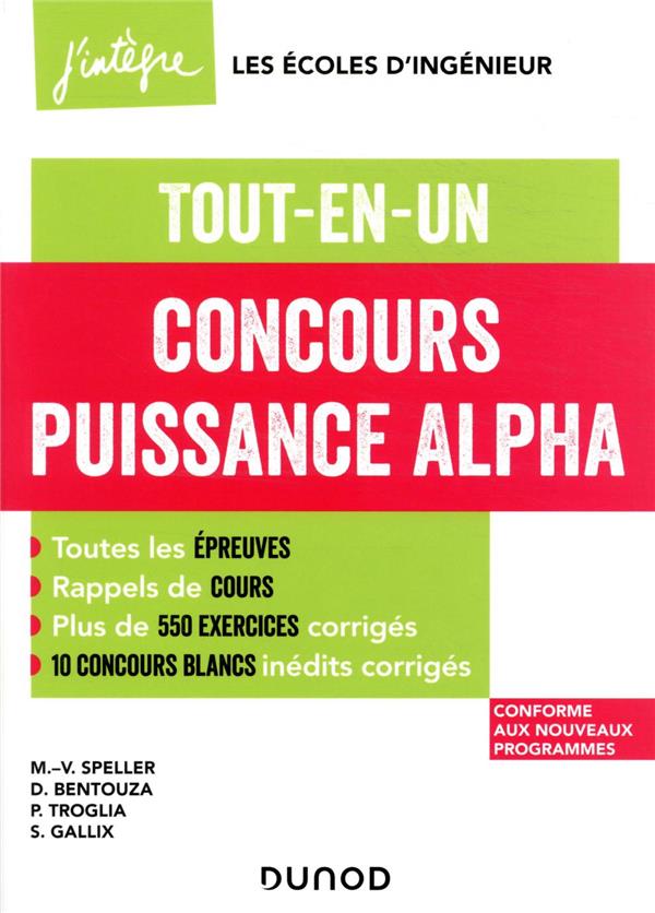 Concours Puissance Alpha ; tout-en-un (édition 2021/2022)