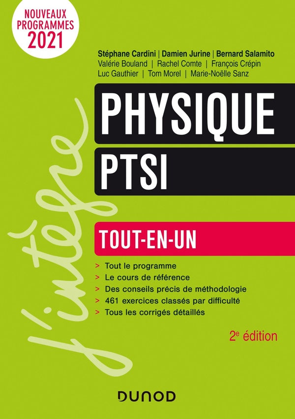 Physique PTSI ; tout-en-un (2e édition)