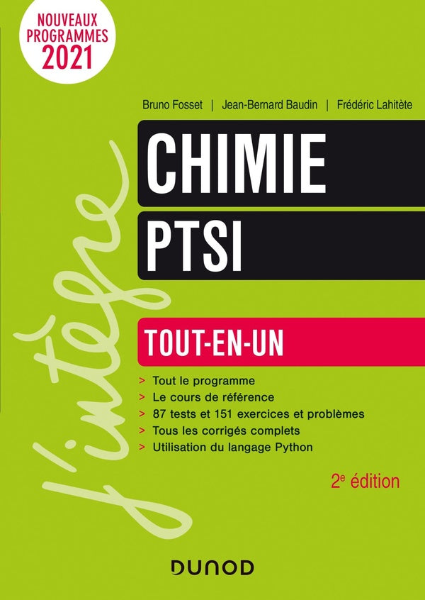 Chimie PTSI : tout-en-un (2e édition)