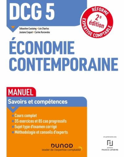 DCG 5 : économie contemporaine ; manuel (2e édition)
