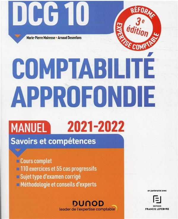 DCG 10 : comptabilité approfondie ; manuel (édition 2021/2022)