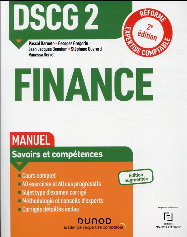 DSCG 2 : finance ; manuel (2e édition)