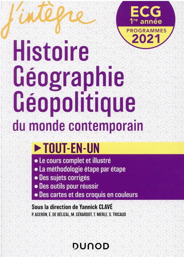 ECG 1 : histoire, géographie, géopolitique ; manuel