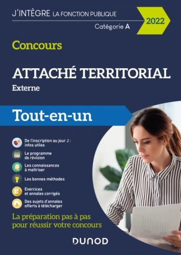Concours attaché territorial externe ; tout-en-un (édition 2022)