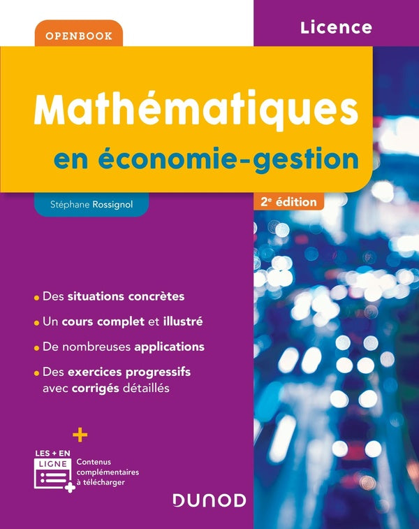 Mathématiques en économie-gestion (2e édition)