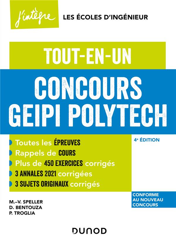 Concours Geipi Polytech ; tout-en-un (4e édition)