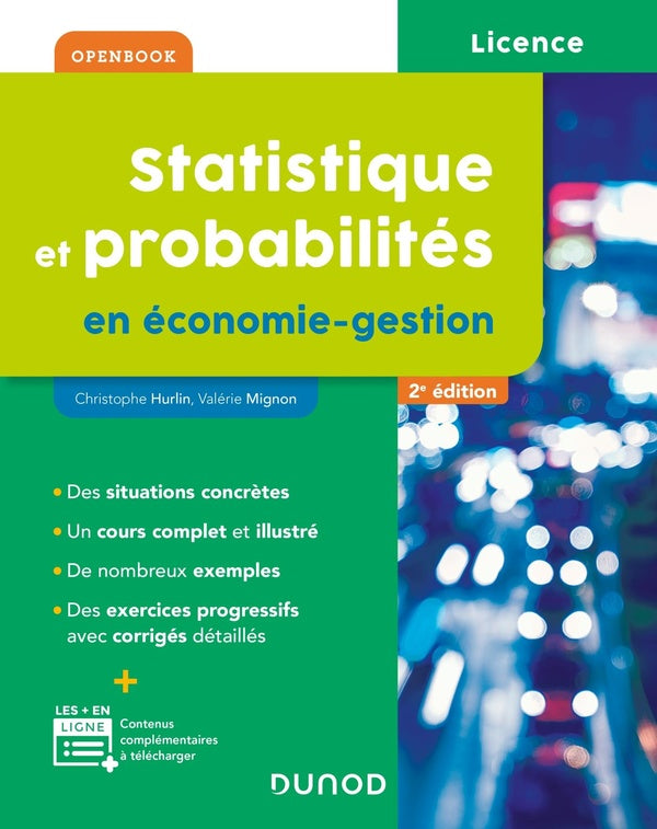 Statistique et probabilités en économie-gestion (2e édition)