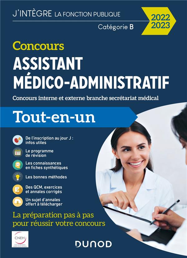 Concours assistant médico-administratif ; tout-en-un (édition 2022/2023)