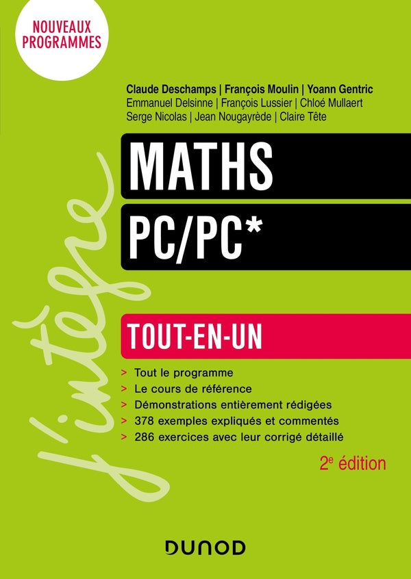 Maths ; PC/PC* ; tout-en-un (2e édition)