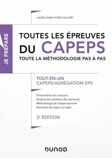 Je prépare : Toutes les épreuves du CAPEPS et de l'agrégation d'EPS ; Tout-en-un (3e édition)
