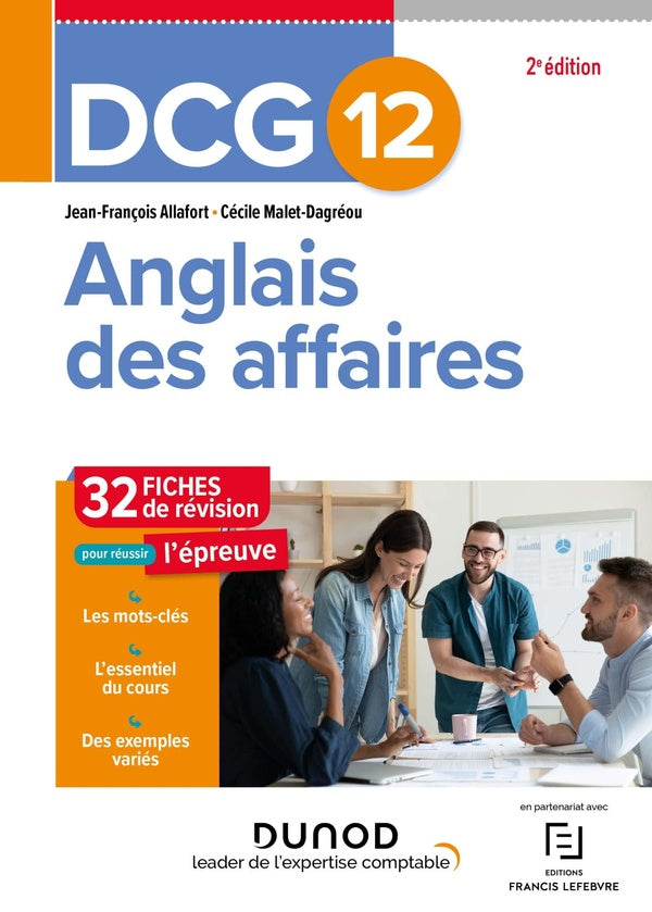 DCG 12 : anglais des affaires ; 35 fiches de révision (2e édition)