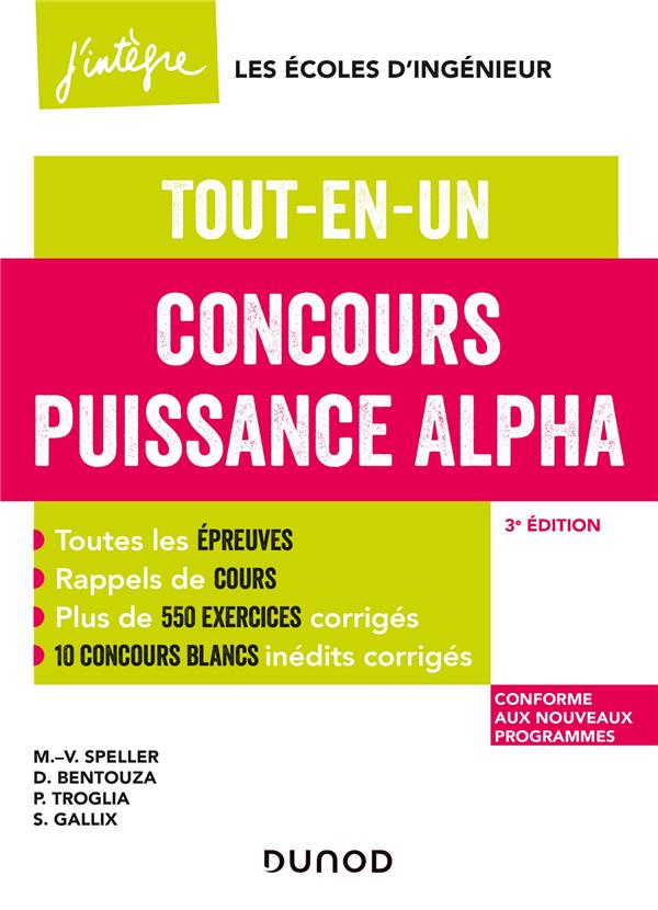 Concours Puissance Alpha ; tout-en-un (3e édition)