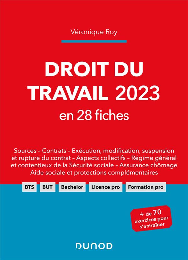 Droit du travail en 28 fiches (édition 2023)