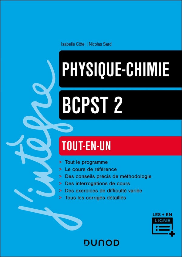 Physique-Chimie ; BCPST 2e année ; Tout-en-un