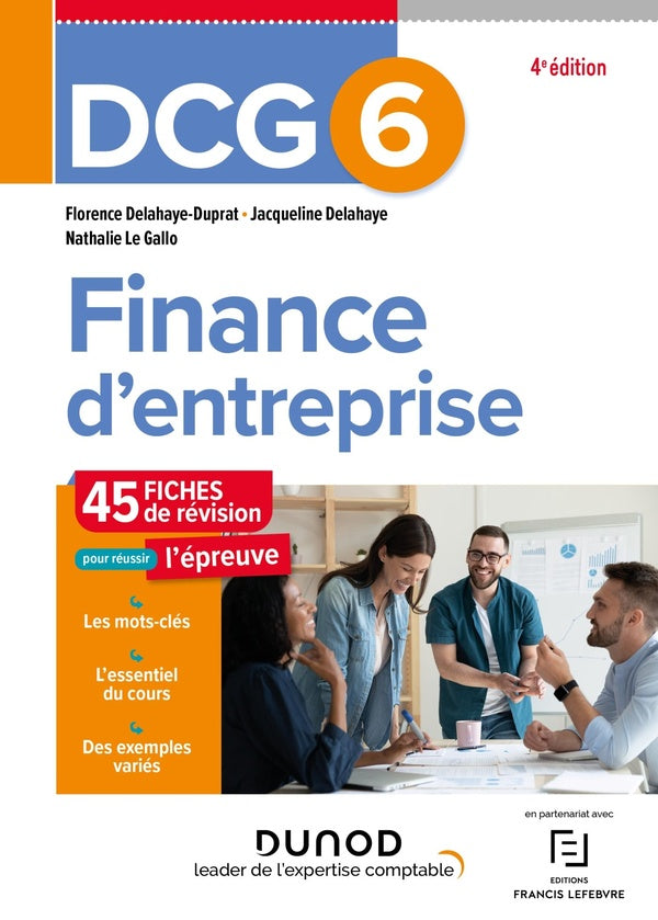 DCG 6 : finance d'entreprise ; fiches de révision (édition 2023/2024)