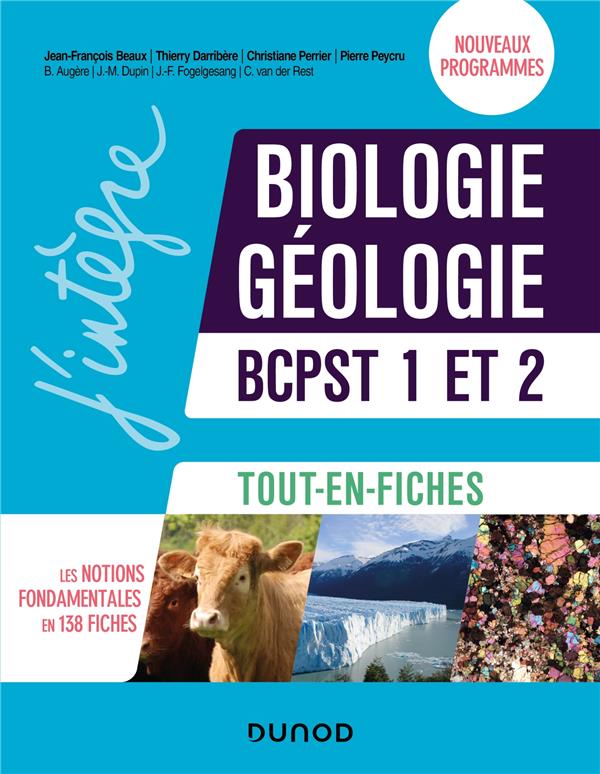 Biologie-géologie ; BCPST 1 et 2 ; tout-en-fiches (2e édition)