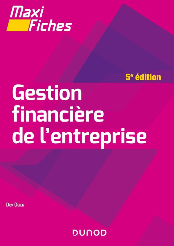 Maxi fiches : gestion financière de l'entreprise (5e édition)