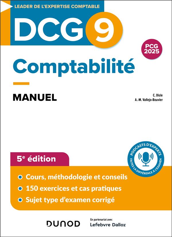 DCG 9 : Comptabilité ; Manuel (édition 2024/2025)