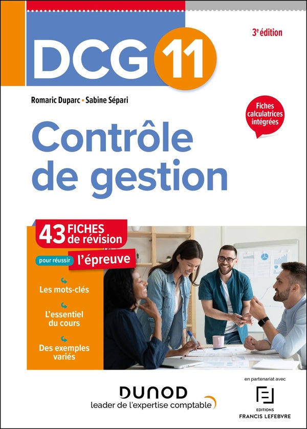 DCG 11 : Contrôle de gestion ; Fiches de révision (édition 2024/2025)