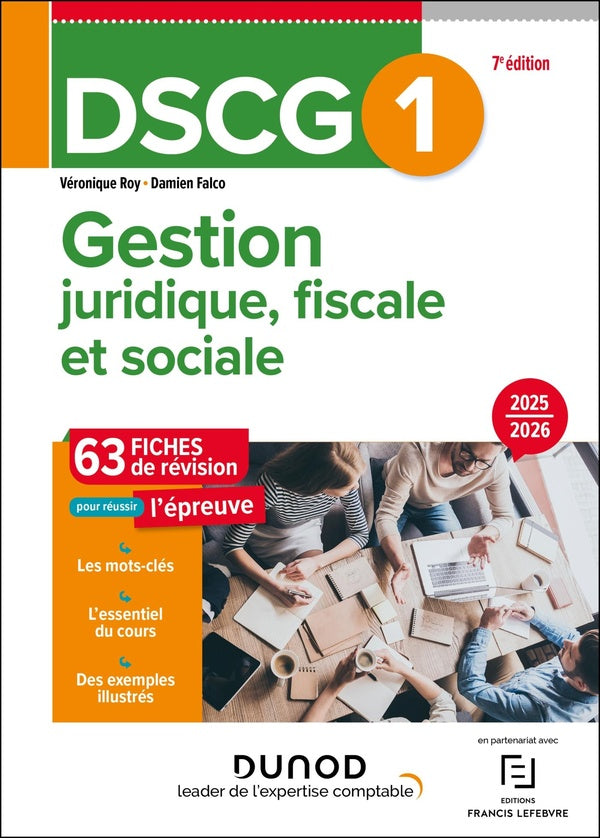 DSCG 1 : Gestion juridique, fiscale et sociale ; Fiches de révisions (édition 2025/2026)