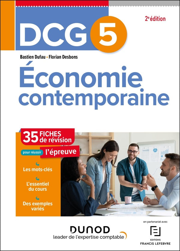 DCG 5 : Économie contemporaine ; Fiches de révision (2e édition)