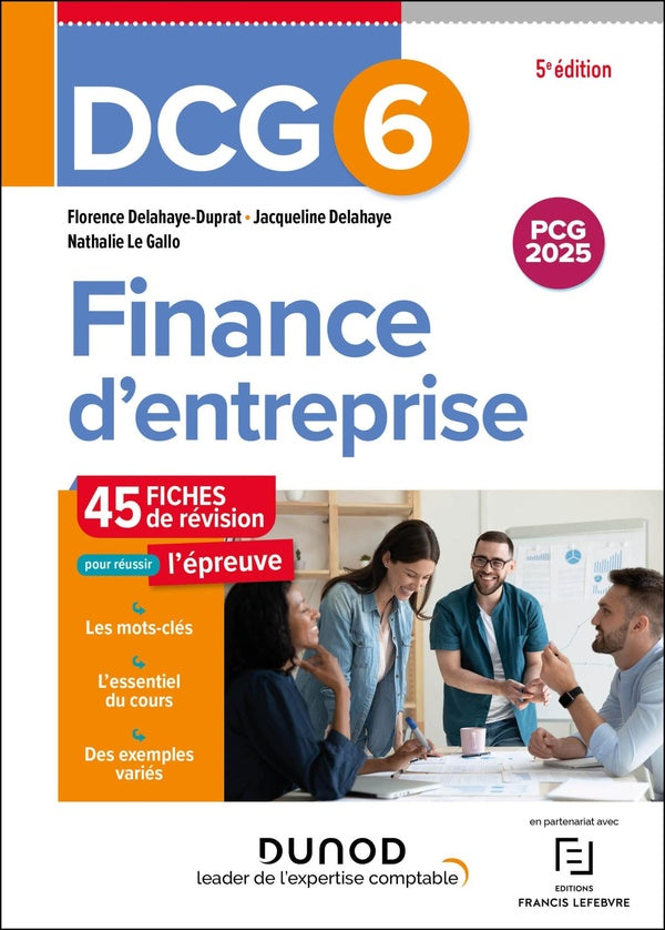 DCG 6 : Finance d'entreprise ; Fiches de révision (5e édition)