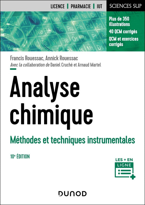Analyse chimique : Méthodes et techniques instrumentales (10e édition)