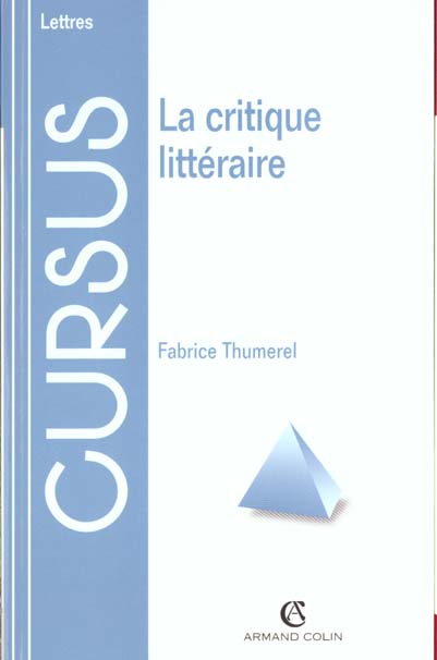 Le critique litteraire