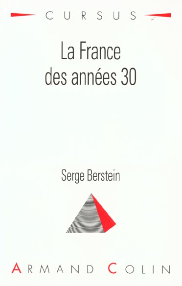 France des annees 30