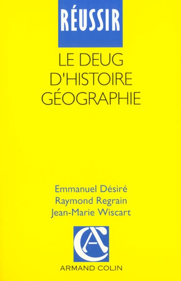 Le deug d'histoire-geographie