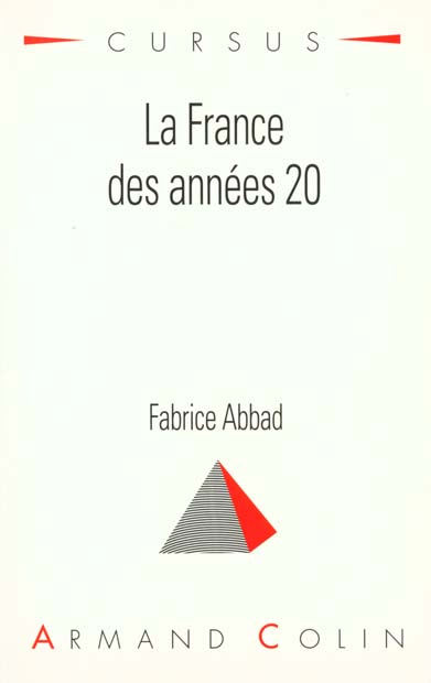 France des annees 20